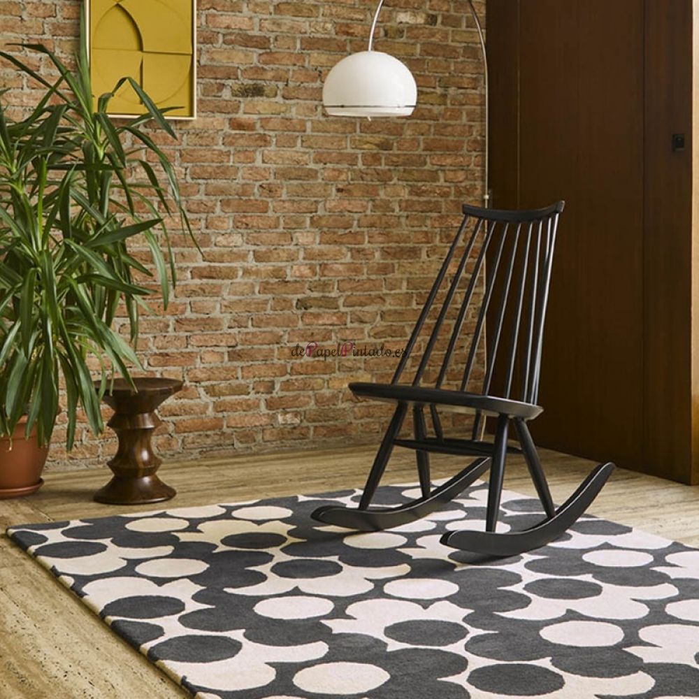 Alfombra ORLA KIELY LANA PUZZLE FLOWER SLATE 120X180-2